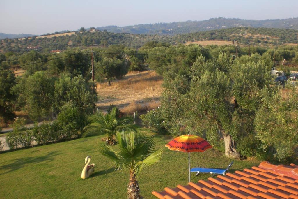 Wonderful Villa With Great View In Posidi-Kalandra Bagian luar foto