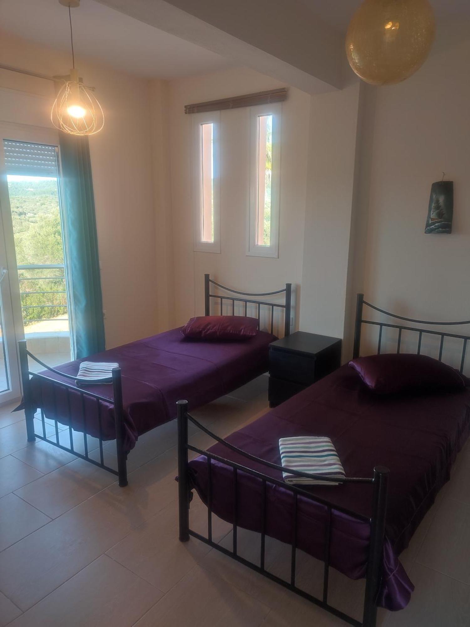 Wonderful Villa With Great View In Posidi-Kalandra Bagian luar foto