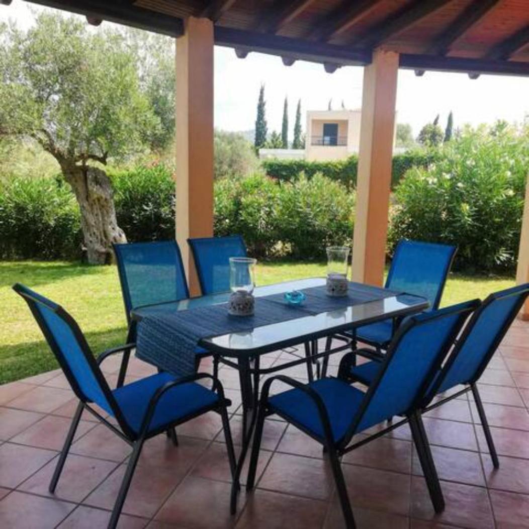 Wonderful Villa With Great View In Posidi-Kalandra Bagian luar foto