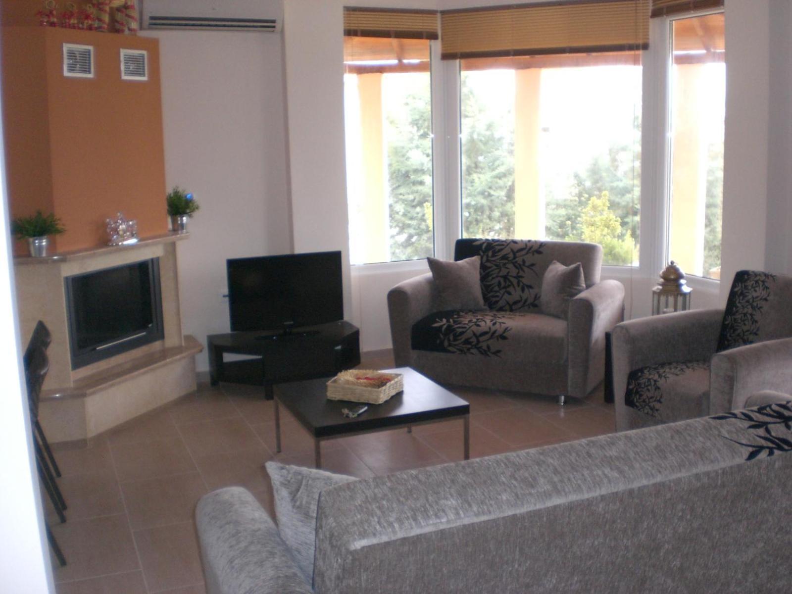 Wonderful Villa With Great View In Posidi-Kalandra Bagian luar foto