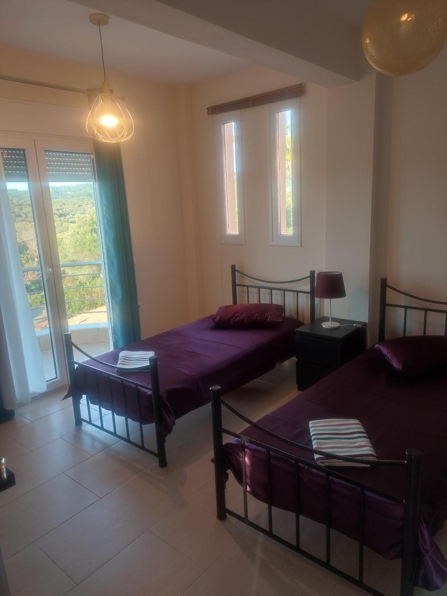Wonderful Villa With Great View In Posidi-Kalandra Bagian luar foto